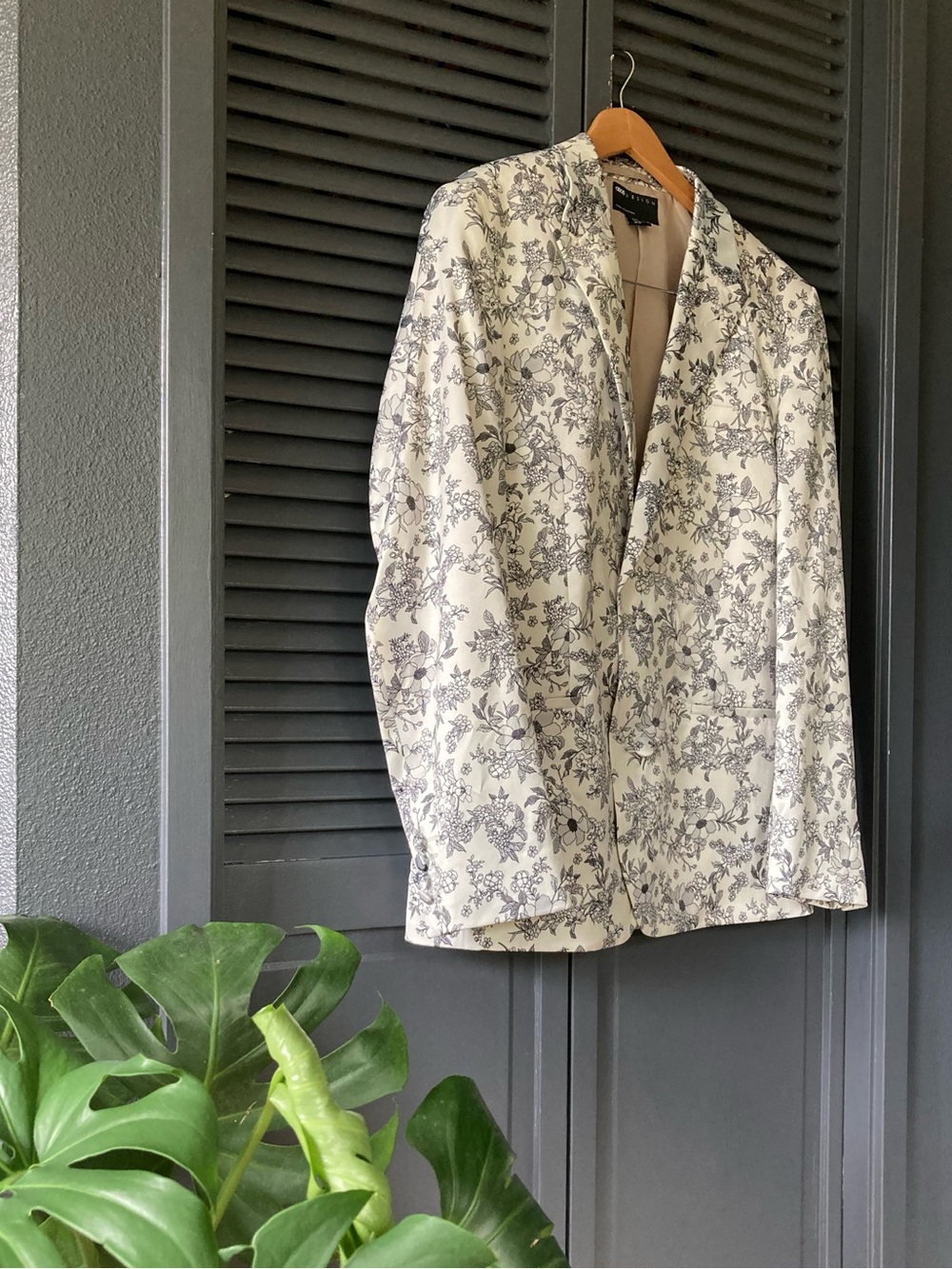 Floral Print Blazer sports Jacket